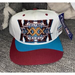 NWT Rare Vintage Super Bowl XXX Team NFL Eastport Cowboys Snapback Hat Cap